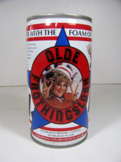 Vintage “Hu-Dey” beer can manufactured by the Hudepohl Brewing