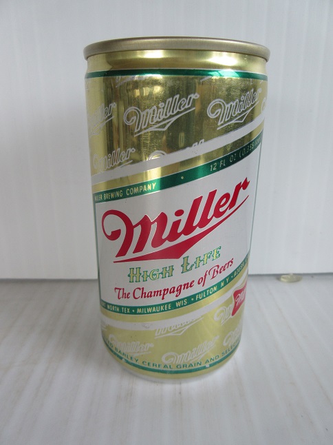 Miller High Life - aluminum - Ft Worth - Click Image to Close