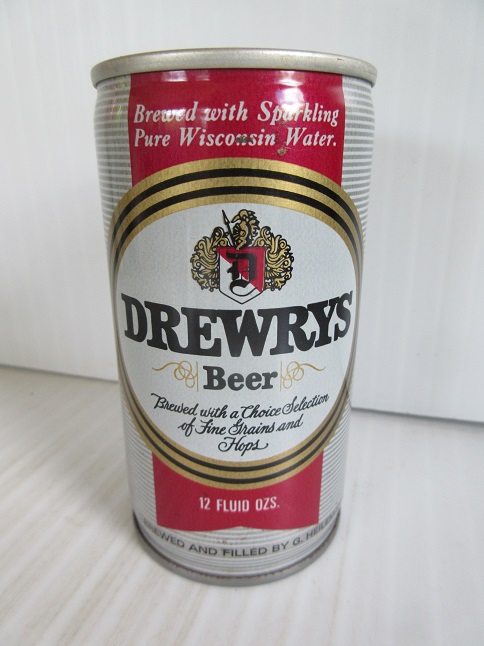 Drewrys - crimped - red ribbon -'Sparkling Pure Wisconsin Water'