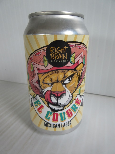 Right Brain - El Cougre - Mexican Lager - T/O