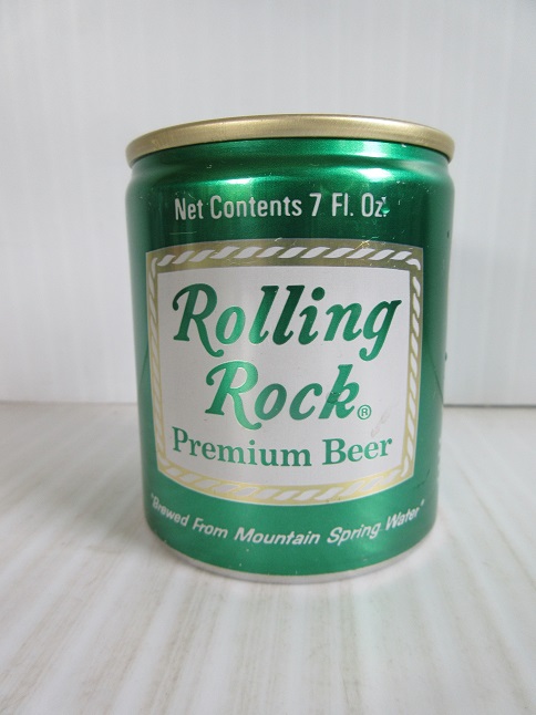 Rolling Rock - 7oz - aluminum w waterfall on side