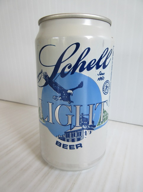 Schell Light - blue/white w Eagle - Click Image to Close