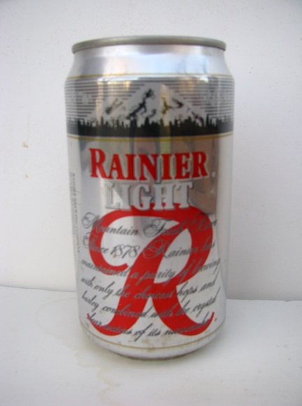 Rainier Light - silver w Mt Ranier - Click Image to Close