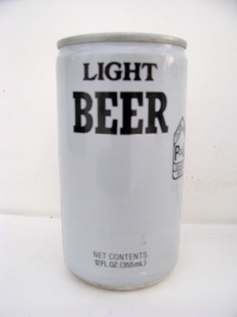 Light Beer - Falstaff - Plain Label - black P L
