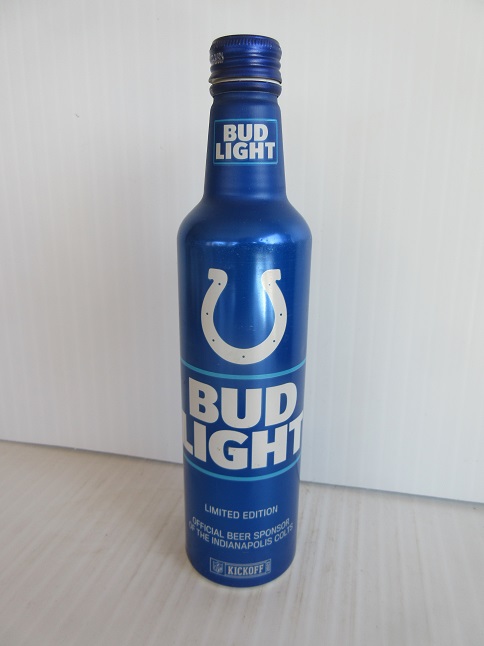 (image for) Bud Light - 2023 NFL Kickoff - Indianapolis Colts - aluminum bottle - 16oz