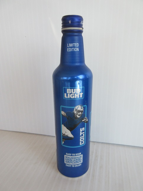 (image for) Bud Light - 2023 NFL Kickoff - Indianapolis Colts - aluminum bottle - 16oz