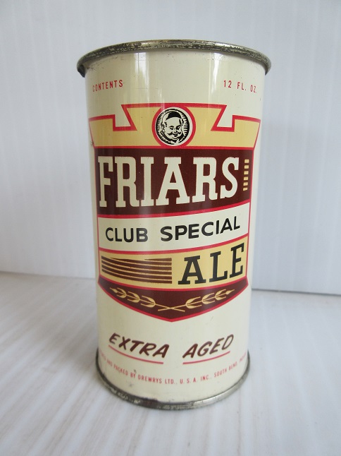 Friar's Club Special Ale - no top / rolled lip