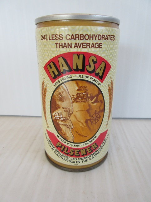 Hansa Pilsener - crimped - '24% Less Carbohydrates' - T/O