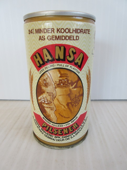 Hansa Pilsener - crimped - '24% Less Carbohydrates' - T/O