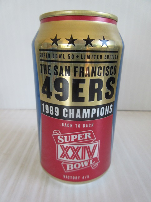 Bud Light - NFL - San Francisco 49ers 1989 Super Bowl Champions