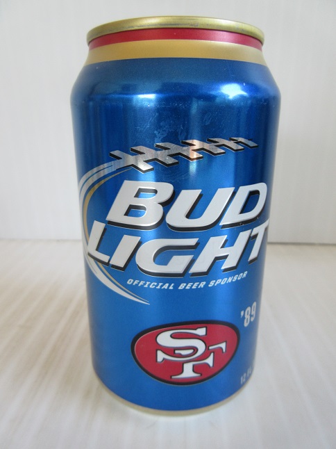 Bud Light - NFL - San Francisco 49ers 1989 Super Bowl Champions